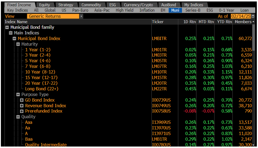 Generic Returns February 18 2025