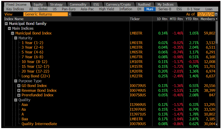 Generic Returns January 2 2025